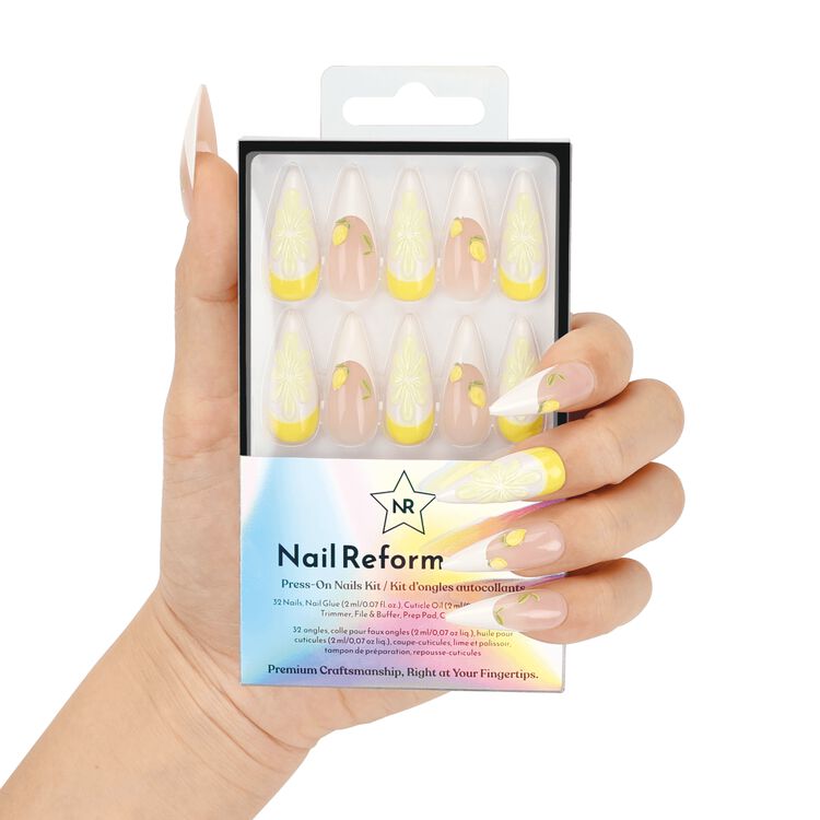 Lemon Squeezy Press On Nails