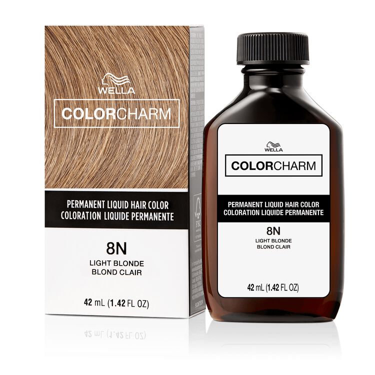 8N Light Blonde Permanent Liquid Hair Color