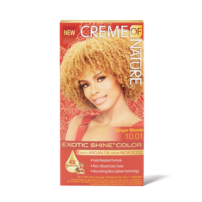 Exotic Shine Ginger Blonde Permanent Hair Color By Creme Of Nature