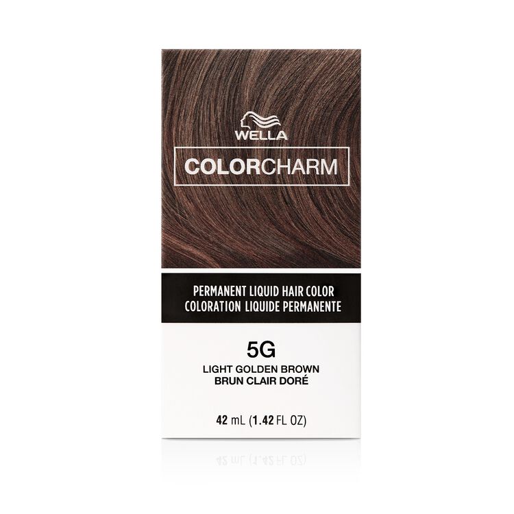 5G Light Golden Brown Permanent Liquid Hair Color