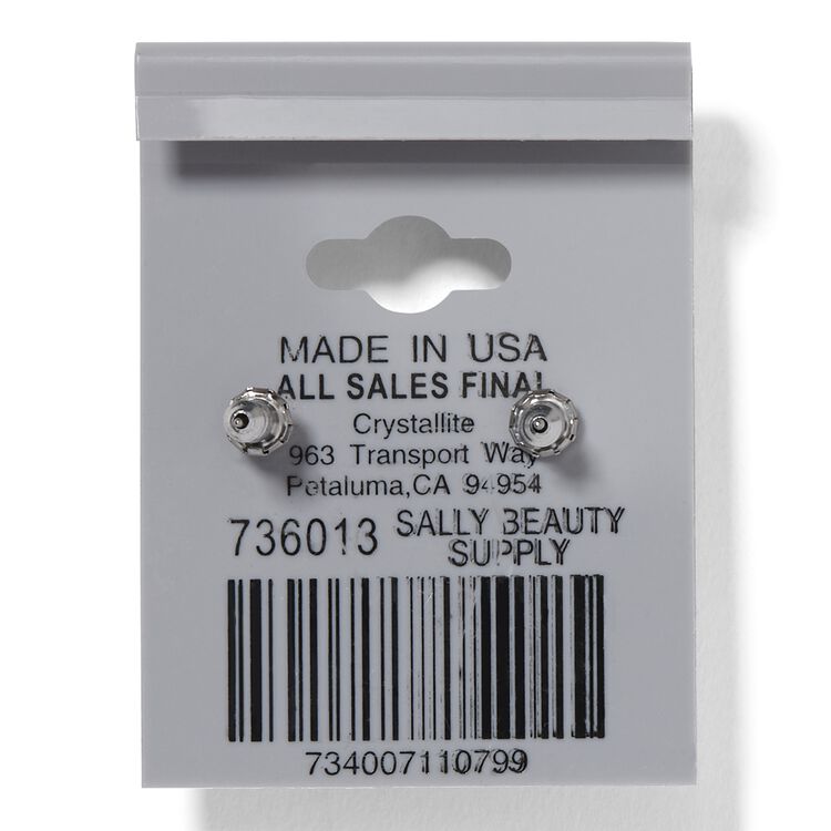 Destine Vitrail Medium 6mm Faceted Ball Earring