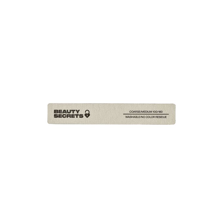 100/180 Rectangle Zebra Cushion Nail File