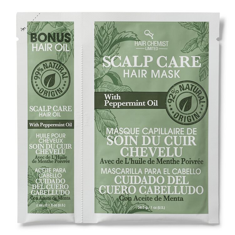 Scalp Care Hair Oil & Mask Packette with Peppermint by Hair Chemist