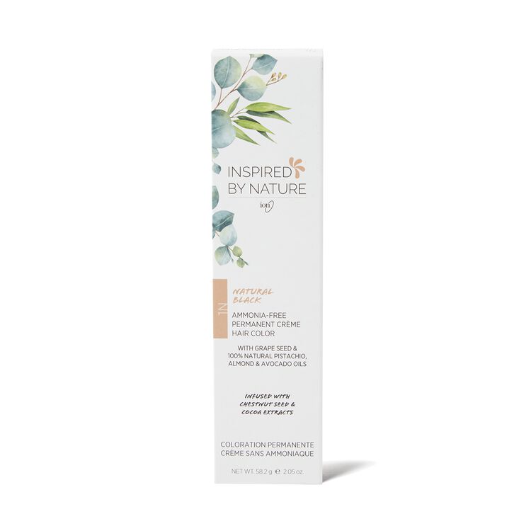 Ammonia-Free Permanent Hair Color Natural Black 1N