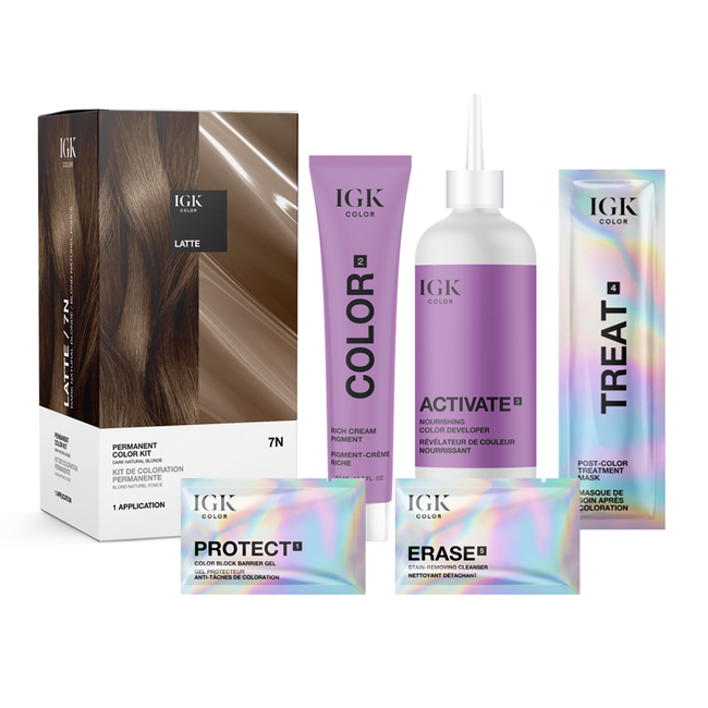 IGK Latte Permanent Color Kit Sally Beauty