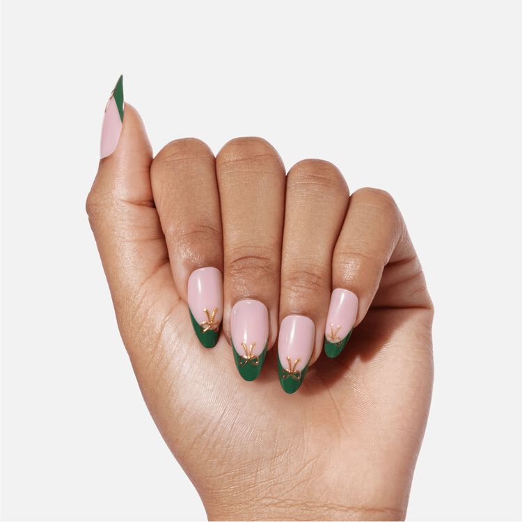 Evergreen Glam Premium Press On Nails