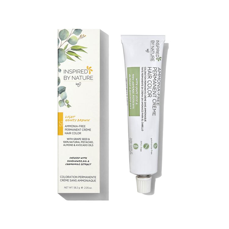 Inspired By Nature AmmoniaFree Permanent Hair Color Light Honey Brown