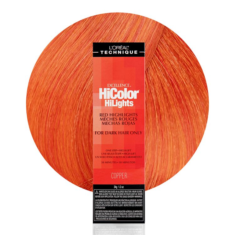 HiColor Red HiLights Copper Permanent Creme Hair Color