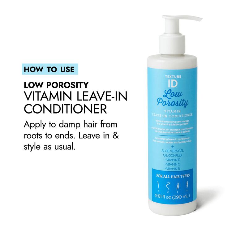 Low Porosity Vitamin Leave in Conditioner