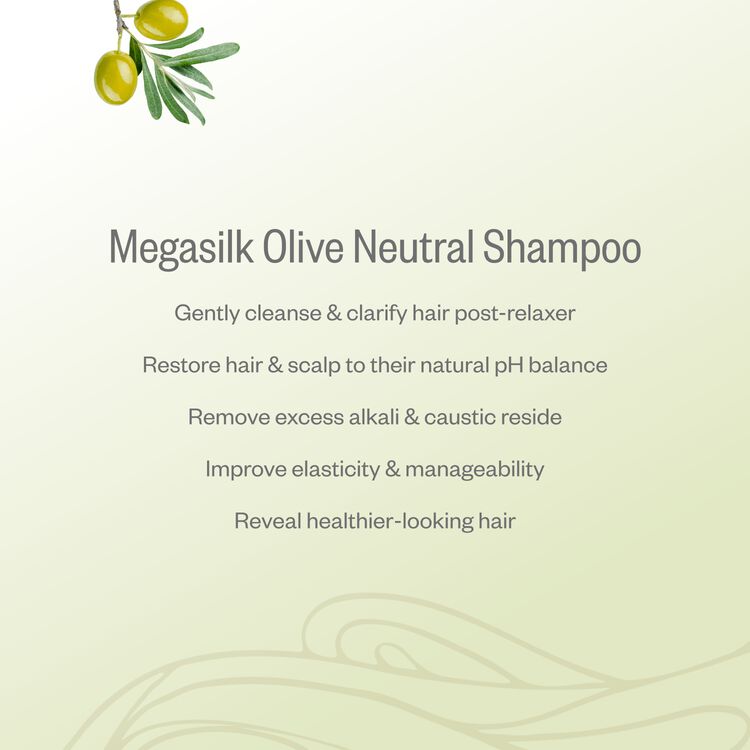 MegaSilk Olive Neutralizing Shampoo