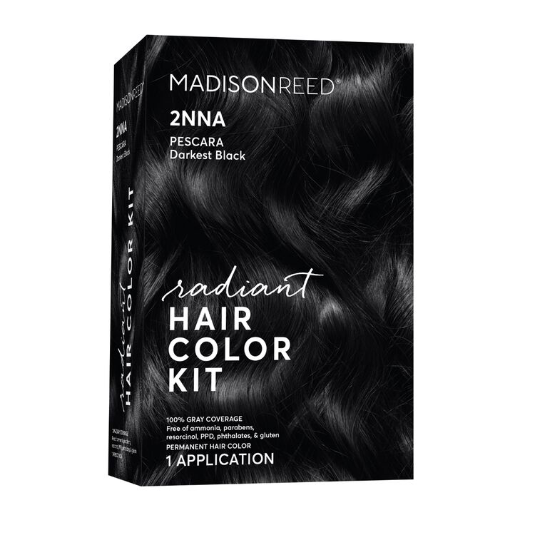 Radiant Cream Color Permanent Hair Color Kit 2NNA Pescara Black