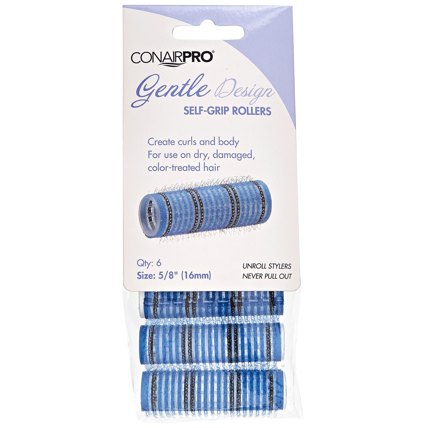 Gentle Style 5/8 Inch Self Grip Rollers by Conair Professional
