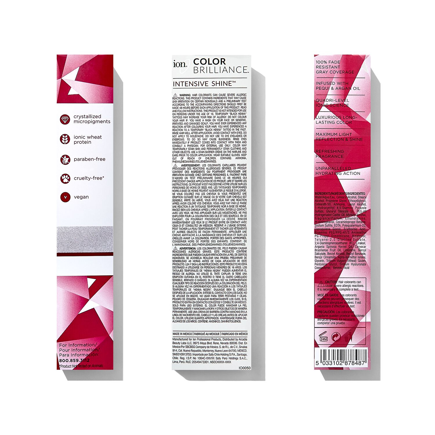 Ion True Tones for Dark Hair Permanent Crème Hair Color Crimson