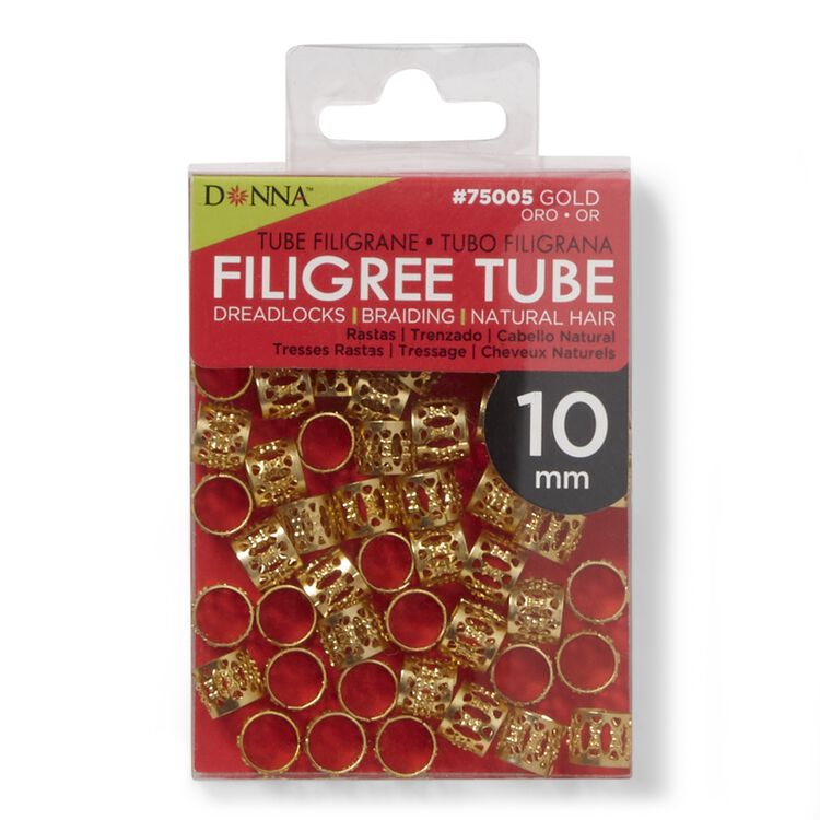Gold Filigree 10MM Tube