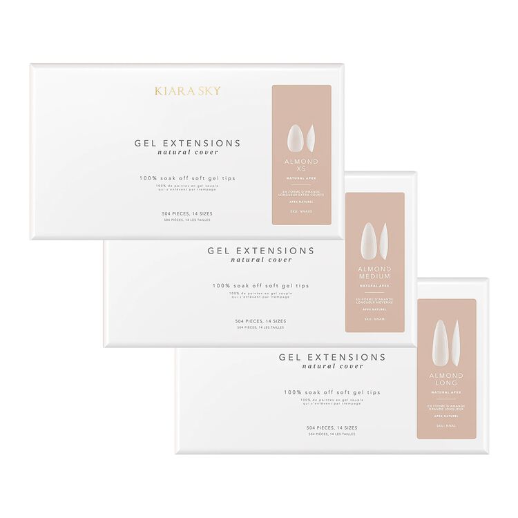 Almond Natural Cover Gel Extensions