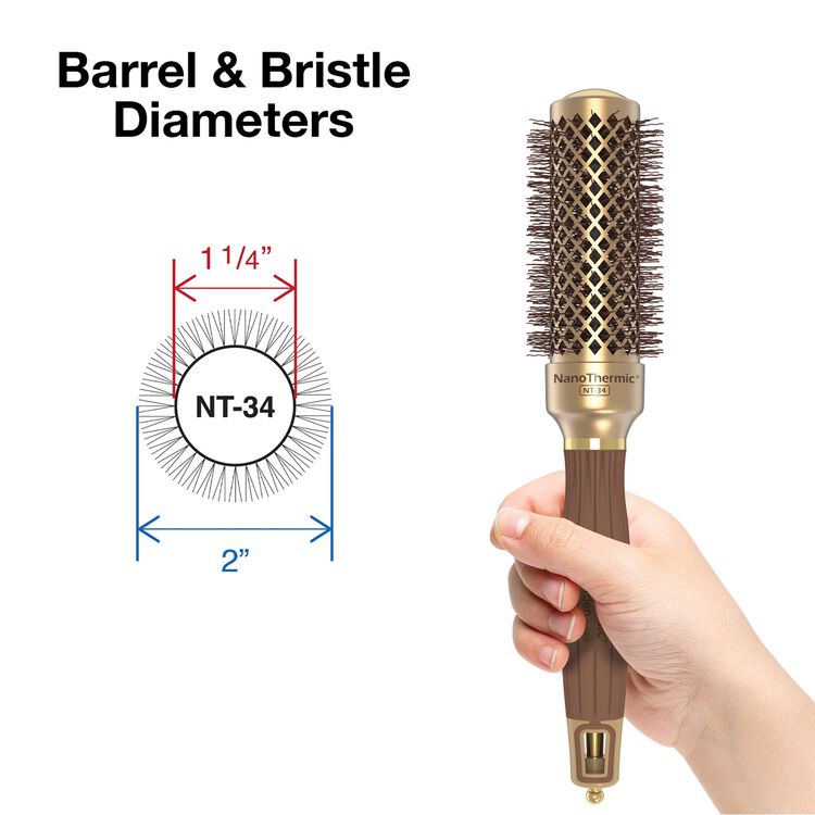 NanoThermic Ceramic + Ion Thermal Brush 1 1/4 Inch