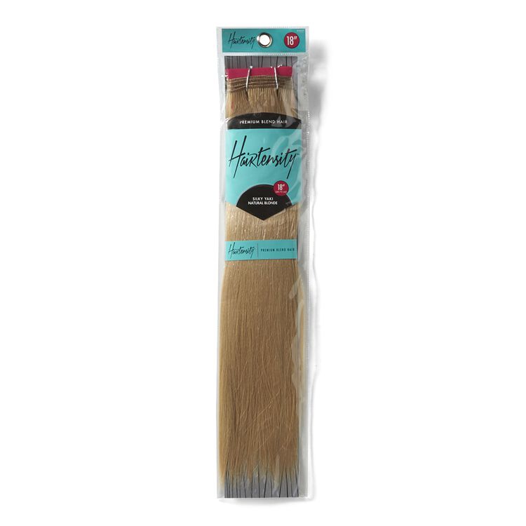 Natural Blonde 18 Inch Human & Premium Blend Hair