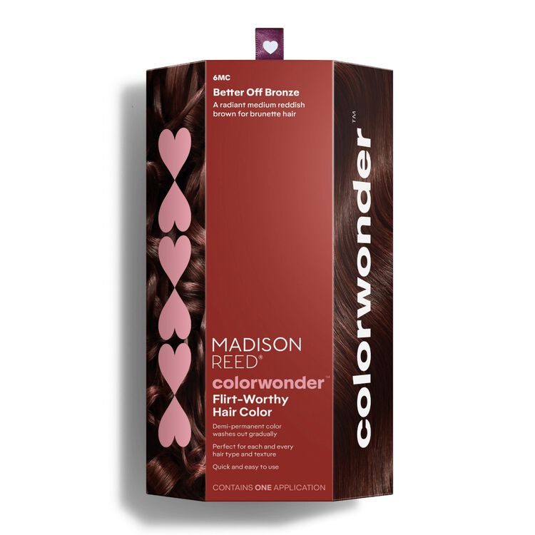 ColorWonder Demi-Permanent Hair Color Kit 6MC Better Off Bronze