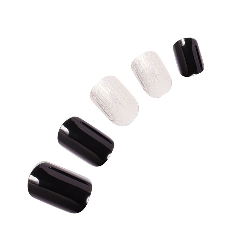 Magic Press Press-On Nails Black Beam