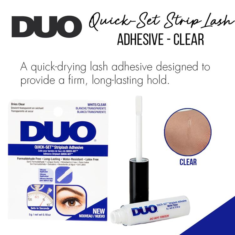 DUO Quick-Set Striplash Adhesive Clear
