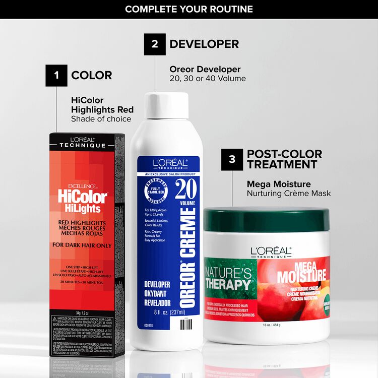 HiColor Red HiLights Red Permanent Creme Hair Color
