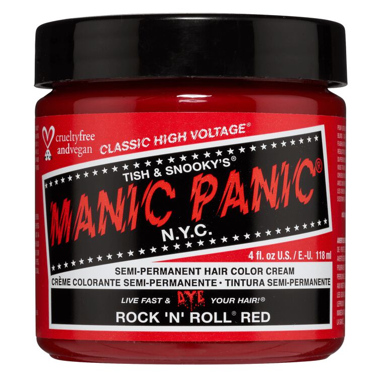 Rock 'N Roll Red Semi Permanent Cream Hair Color