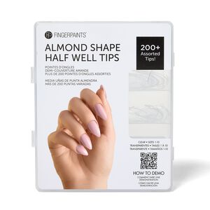 Almond Shape Half Well Tips