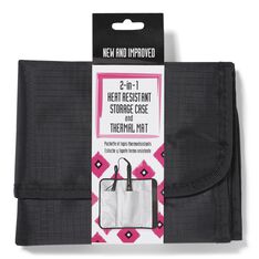 Heat Resistant Storage Case & Thermal Mat-Black