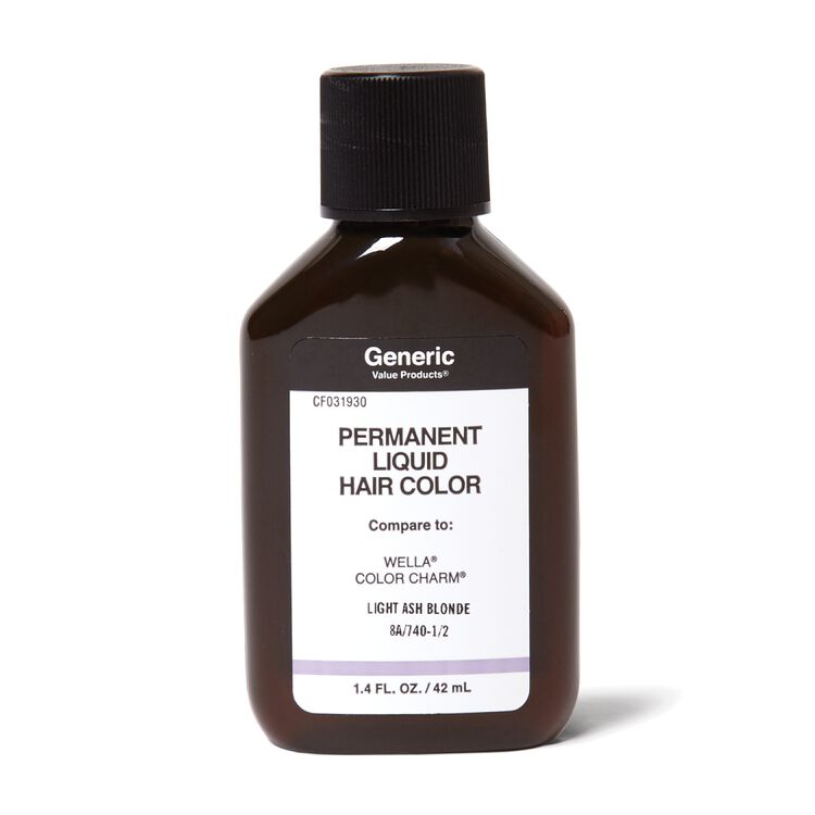 740-1/2 Light Ash Blonde Permanent Liquid Hair Color Compare to Wella® ColorCharm®