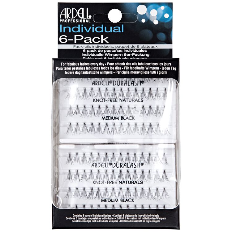 Individual 6 Pack Medium Lashes