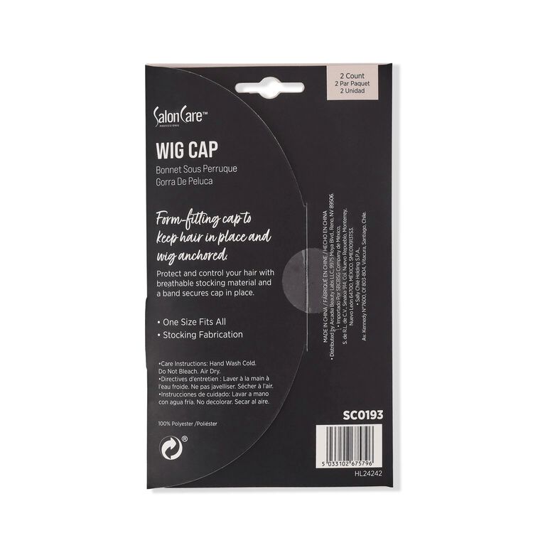 Black Stocking Wig Cap