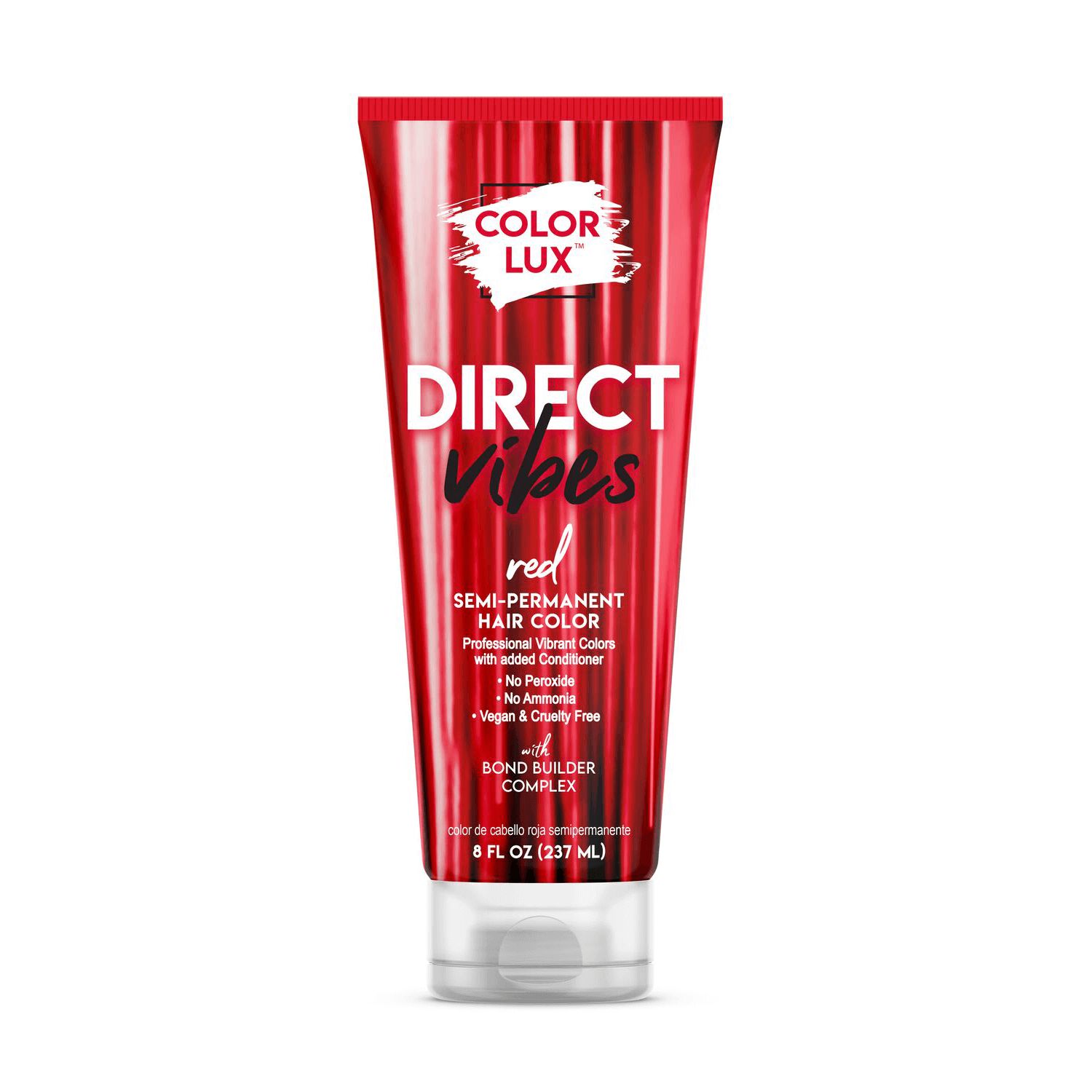 Color Lux Red Direct Vibes Semi Permanent Hair Color SemiPermanent