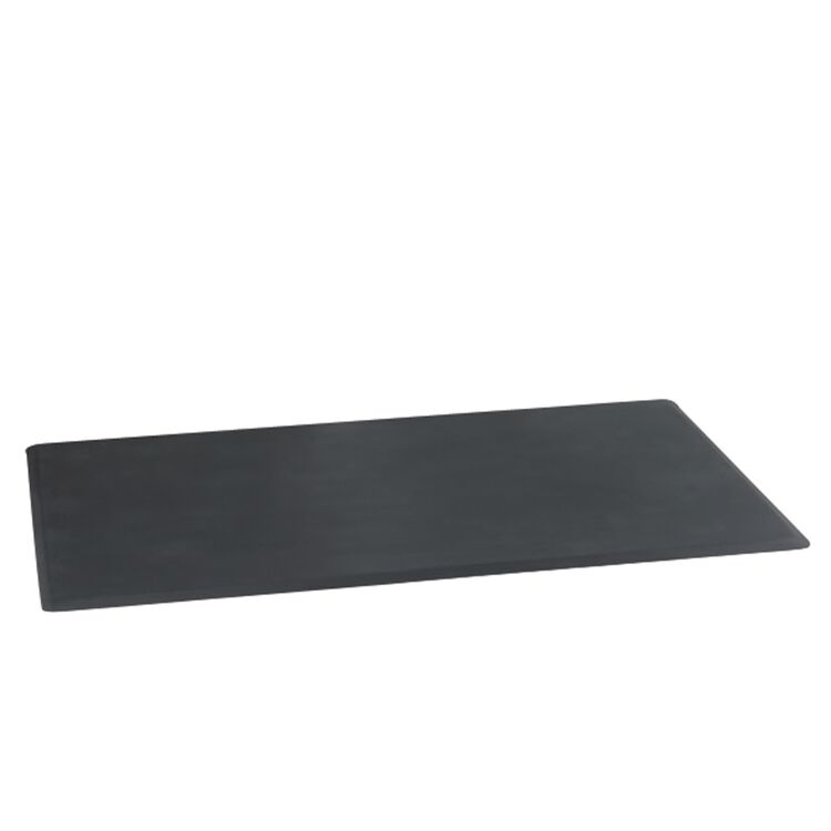 Rectangle Polycomfort Mat Black With Chair Depression By Modern