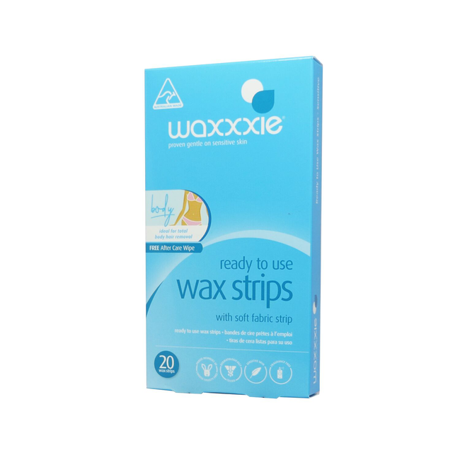 Waxxxie Ready to Use Sensitive Wax Strips for Body Wax Strips