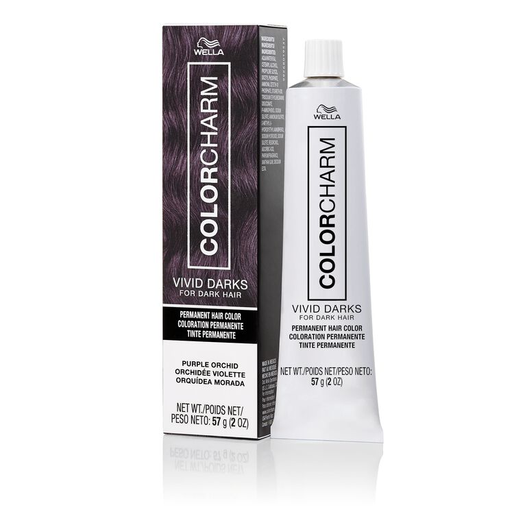 Vivid Darks Permanent Cream Hair Color Purple Orchid