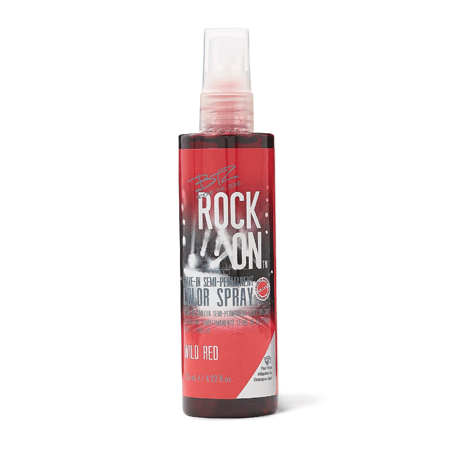 Beyond the Zone Rock On Semi Permanent Leavein Spray Wild Red by Rock