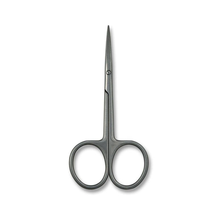 Small Brow Scissors - 2 Pack Little Sharp Precise Detail Snips for Cutting  Nose
