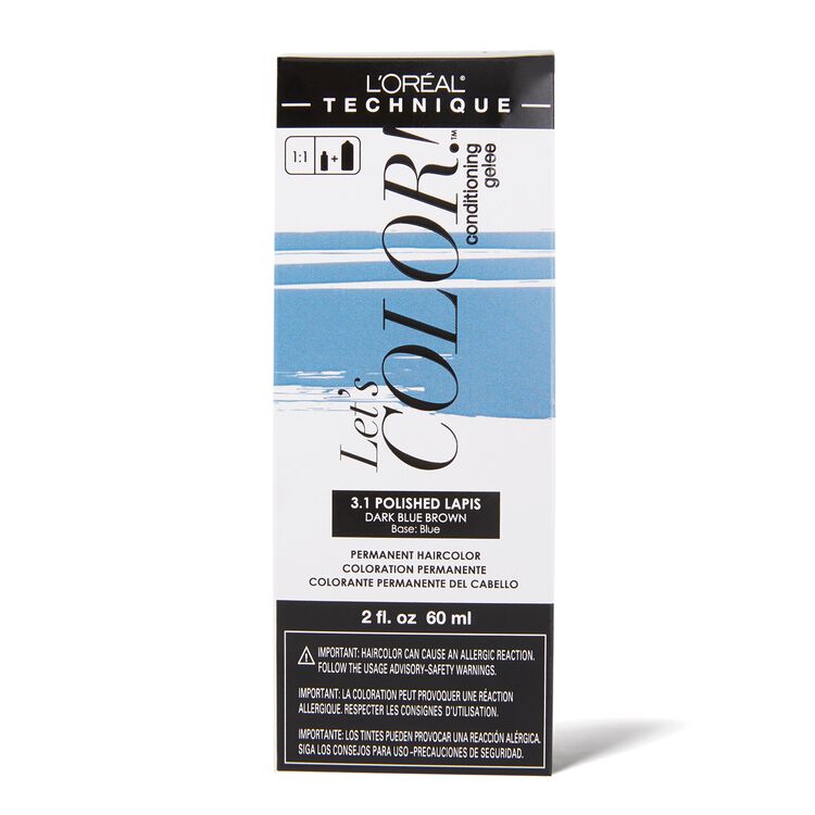 Let's COLOR! Conditioning Gelee Permanent Haircolor 3.1 Polished Lapis