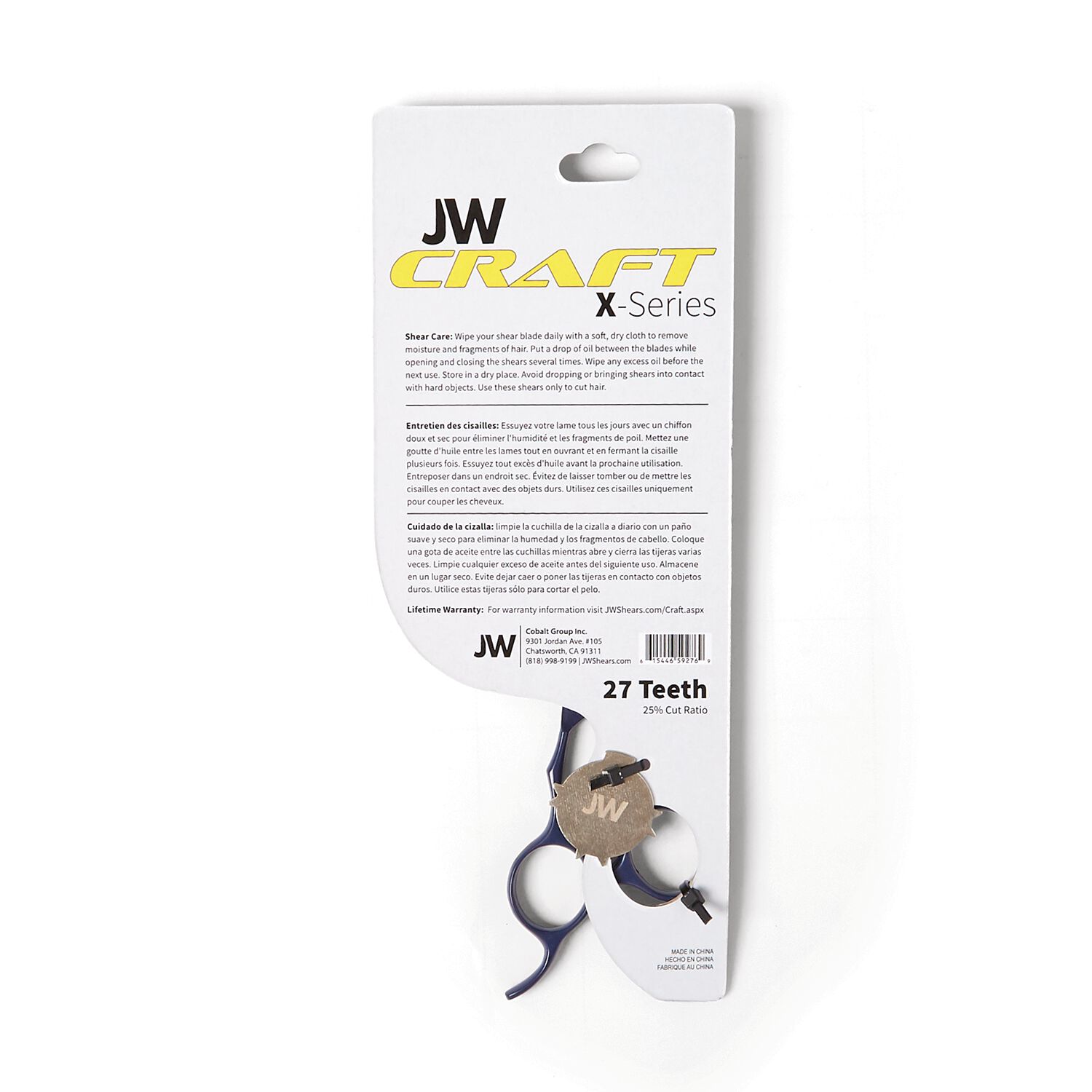 JW Shears Craft X Series 27T Hair Scissors Sally Beauty