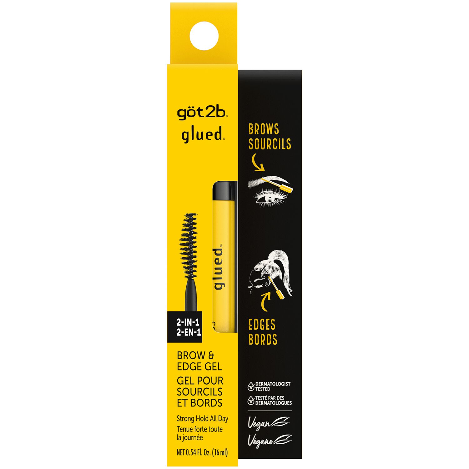 göt2b Glued 2-in-1 Brow & Edge Gel