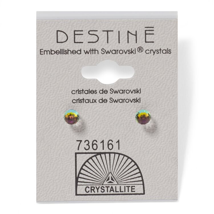 Destine VM Faceted Ball Crystal Earring