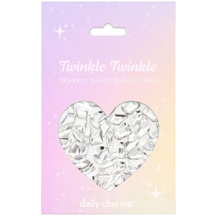 Nail Art Shaped Rhinestone Mix Clear