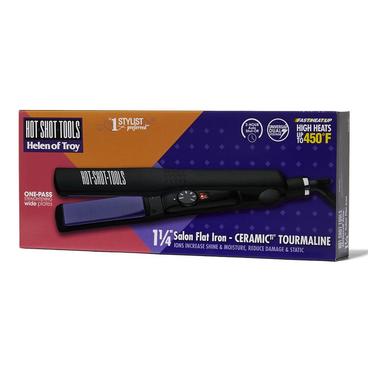 Canada Extra Wide Ceramic Flat Iron (1 1/4 in) by Hot Shot Tools Flat