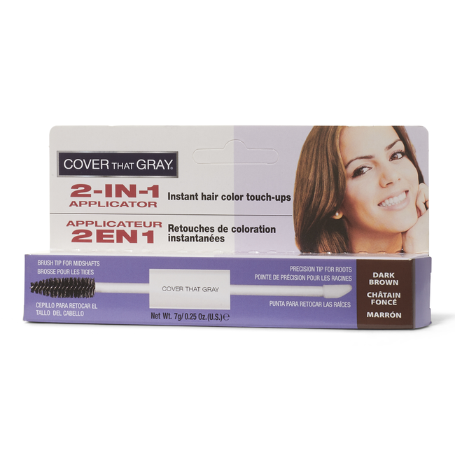 Claudia Stevens Medium Brown 2 in 1 Applicator | Root Touch Up