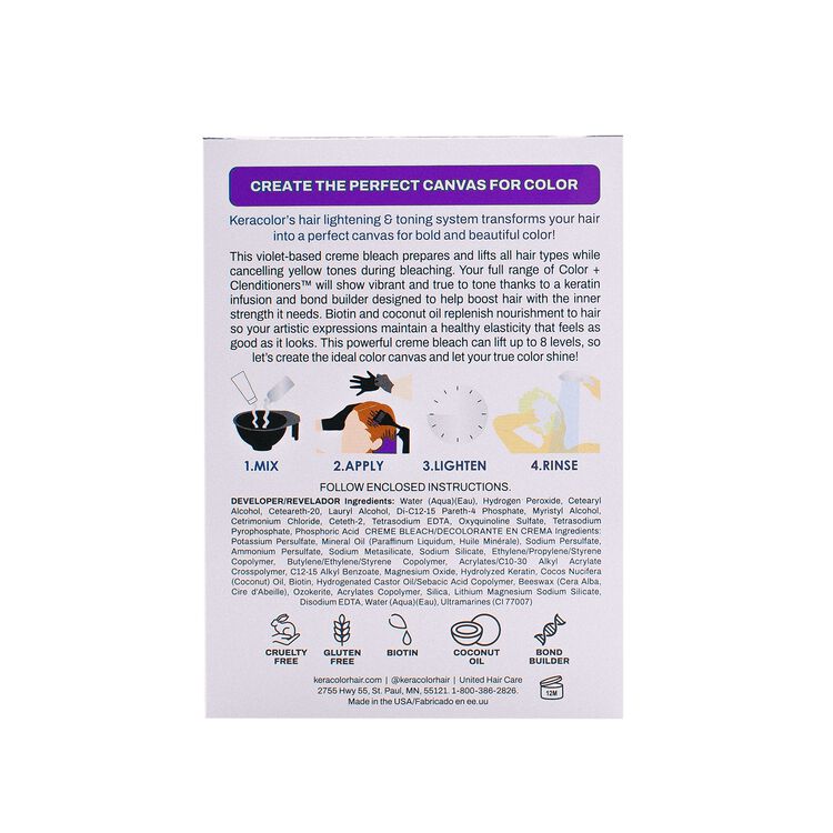 Keracanvas Complete Hair Lightening & Toning System