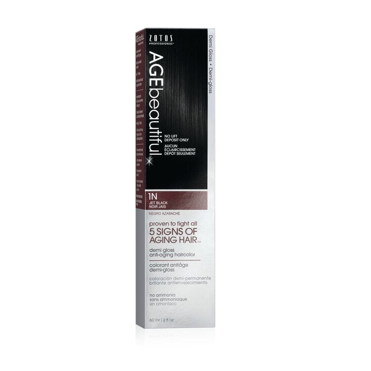 1N Jet Black Permanent Liqui-Creme Hair Color