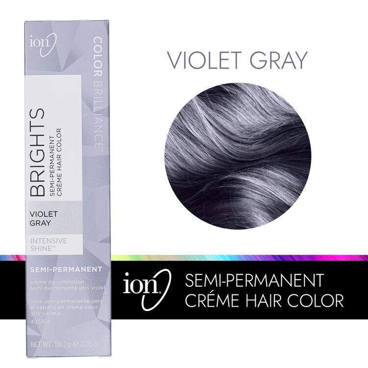 ion Color Brilliance Violet Gray Semi Permanent Hair Color