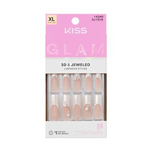 Glam Jeweled Press On Nails - I Want Attention