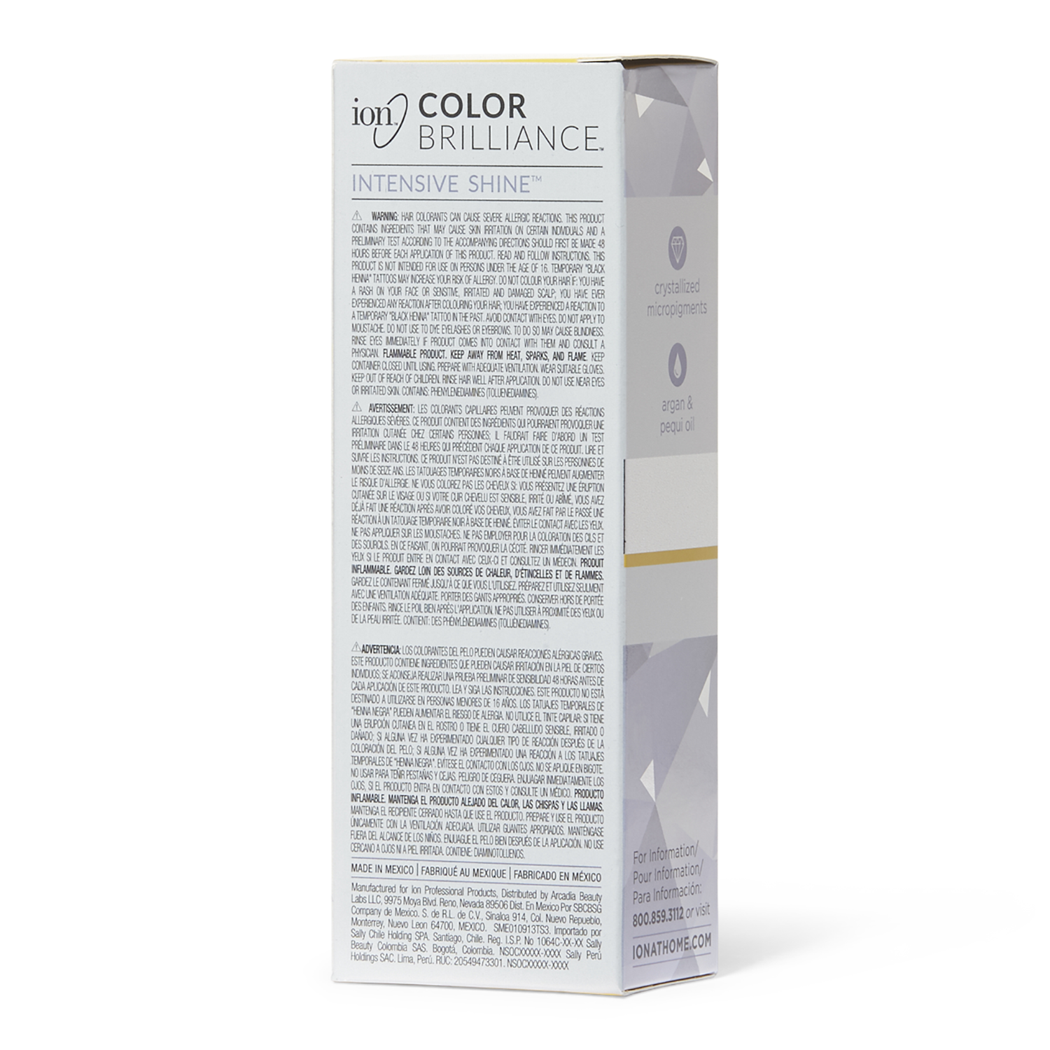 Ion Liquid Hair Color Chart