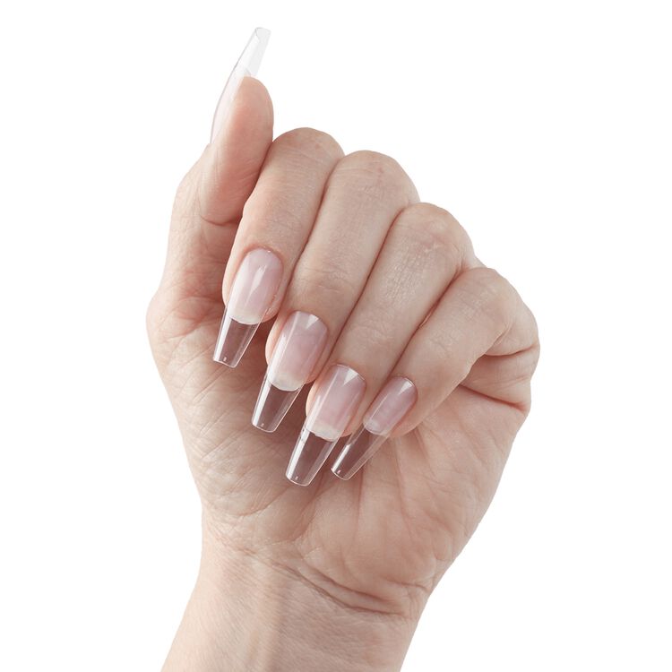 Clear Coffin Full Coverage Tips